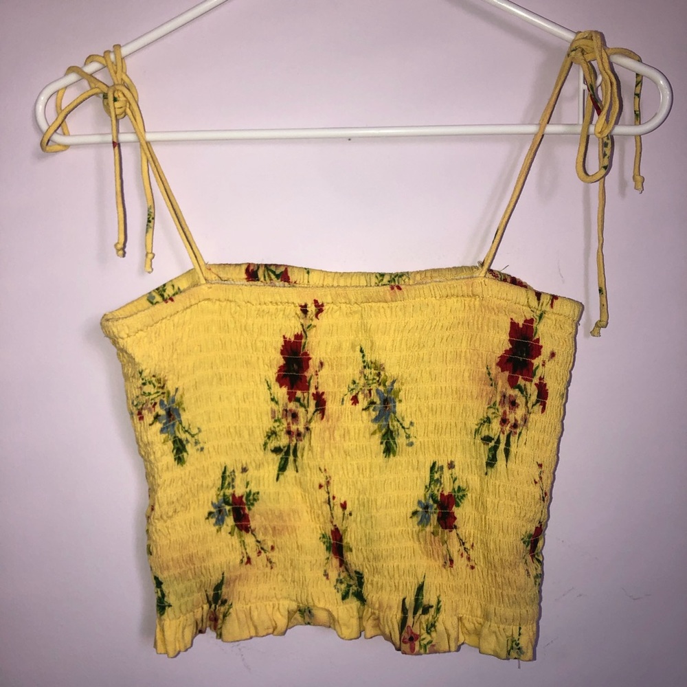 PACSUN FLORAL CROP TOP